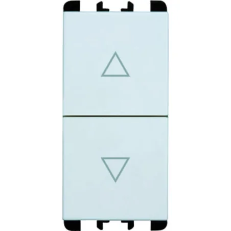 Dvojno tipkalo (gor)/0/(dol) Nea, 250 V/AC 10A, belo, Simon Urmet