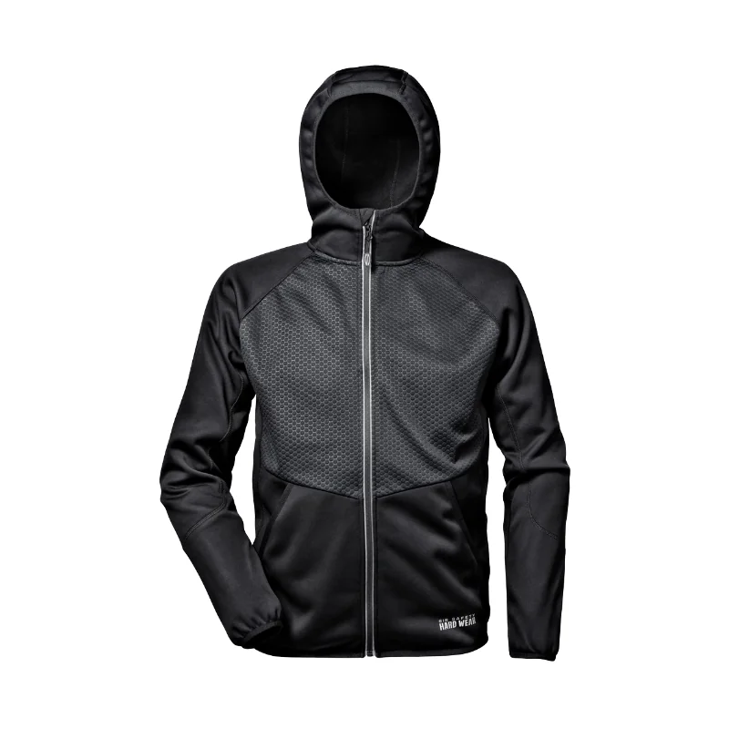Softshell jakna Drake, črna, SIR Safety System