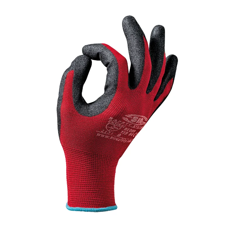 Gumirane rokavice Reddy, rdeče, SIR Safety System