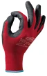 Gumirane rokavice Reddy, rdeče, SIR Safety System