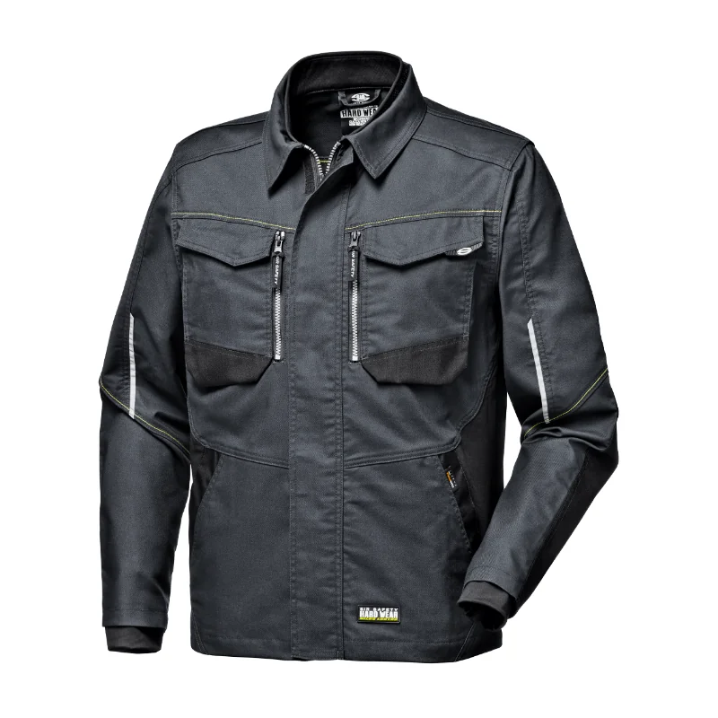 Jakna Stretch Canvas, siva