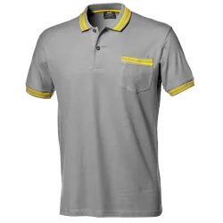 Polo majica Salsa, siva/rumena, SIR Safety System