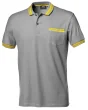 Polo majica Salsa, siva/rumena, SIR Safety System