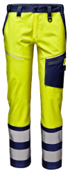 Hlače Mistral Stretch, HV rumene/modre, velikost 50, SIR Safety System