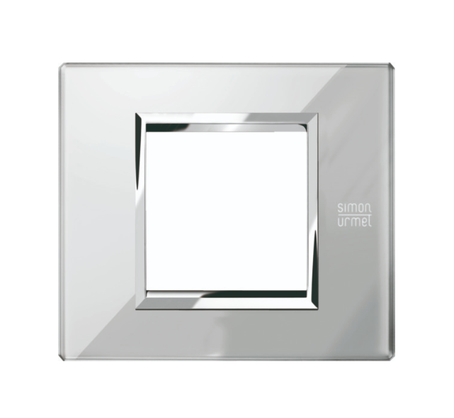 Okrasni pokrov Expi Glass, 2 modula, sivi opal, Simon Urmet