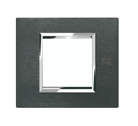 Okrasni pokrov Expi Aluminum, 2 modula, karbon, Simon Urmet