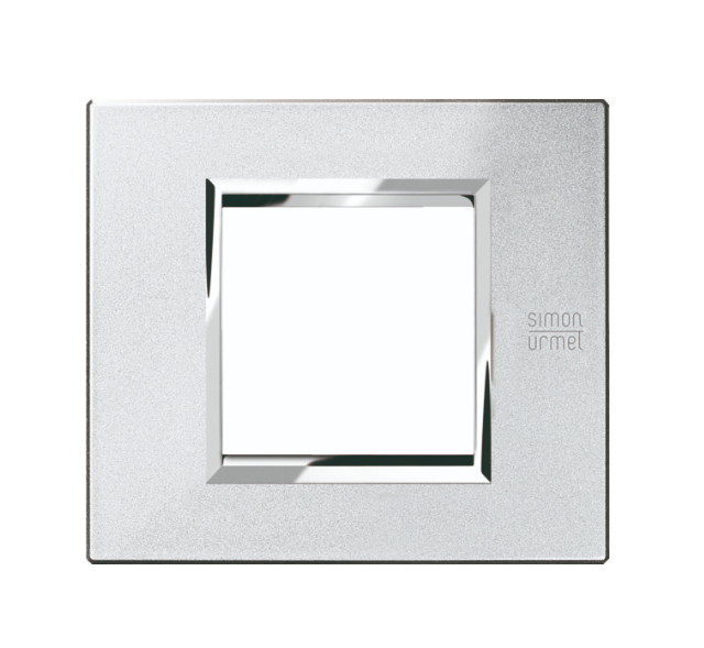 Okrasni pokrov Expi Metal, 2 modula, živo srebro, Simon Urmet