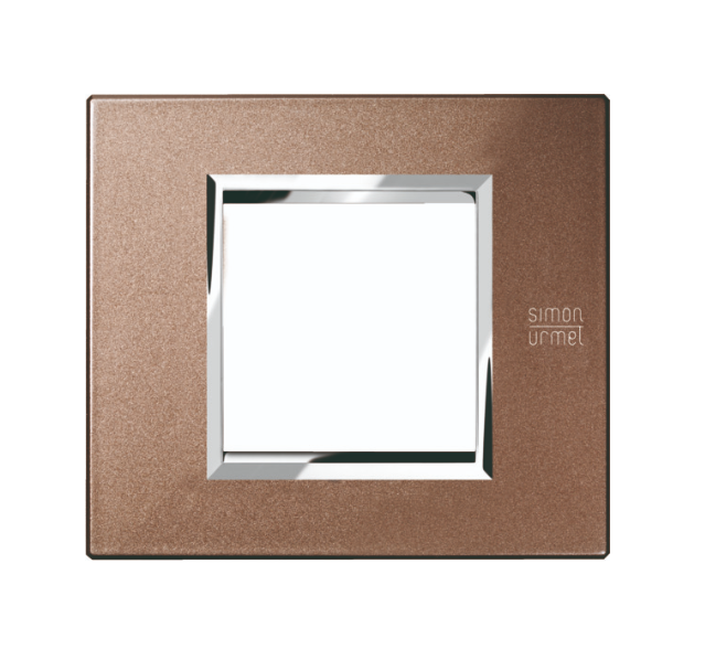 Okrasni pokrov Expi Metal, 2 modula, sijajni bron, Simon Urmet