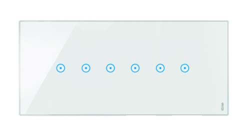 Okrasni pokrov Expi Touch, 6 simbolov, snežno bel, Simon Urmet