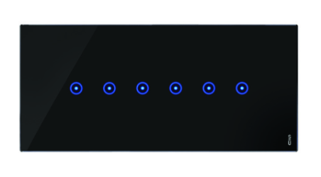 Okrasni pokrov Expi Touch, 6 simbolov, lava črn, Simon Urmet