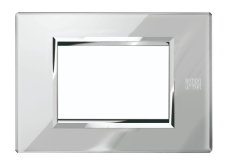 Okrasni pokrov Expi Glass, 3 moduli, sivi opal, Simon Urmet