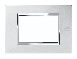 Okrasni pokrov Expi Metal, 3 moduli, živo srebro, Simon Urmet