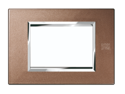 Okrasni pokrov Expi Metal, 3 moduli, sijajni bron, Simon Urmet