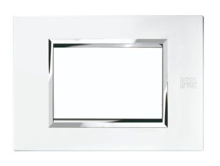 Okrasni pokrov Expi Metal, 3 moduli, biserno bela, Simon Urmet