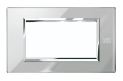 Okrasni pokrov Expi Glass, 4 moduli, sivi opal, Simon Urmet