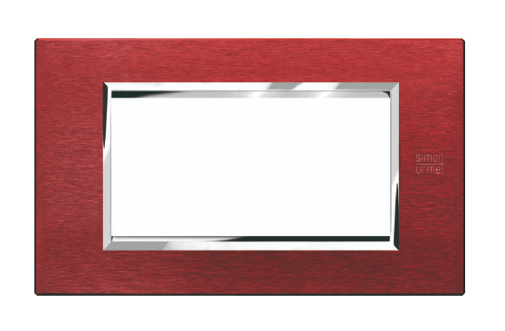 Okrasni pokrov Expi Aluminum, 4 moduli, rdeč, Simon Urmet