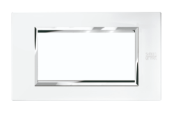 Okrasni pokrov Expi Metal, 4 moduli, biserno bela, Simon Urmet