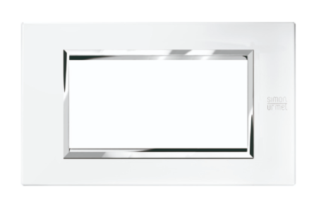 Okrasni pokrov Expi Metal, 4 moduli, biserno bela, Simon Urmet