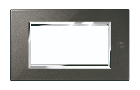 Okrasni pokrov Expi Metal, 4 moduli, grafit črna, Simon Urmet