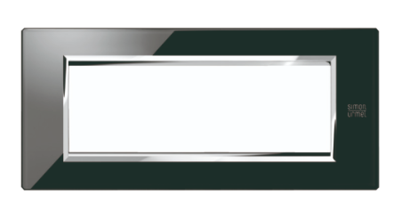 Okrasni pokrov Expi Glass, 6 modulov, lava črna, Simon Urmet