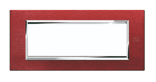 Okrasni pokrov Expi Aluminum, 6 modulov, rdeč, Simon Urmet