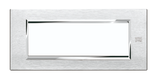 Okrasni pokrov Expi Aluminum, 6 modulov, satiniran aluminij, Simon Urmet