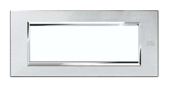 Okrasni pokrov Expi Metal, 6 modulov, živo srebro, Simon Urmet