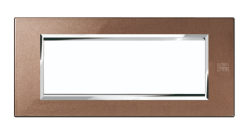 Okrasni pokrov Expi Metal, 6 modulov, sijajni bron, Simon Urmet