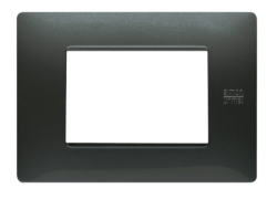 Okrasni pokrov Flexa, 3 moduli, temno železo, Simon Urmet