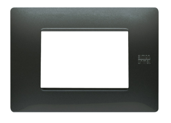 Okrasni pokrov Flexa, 3 moduli, temno železo, Simon Urmet