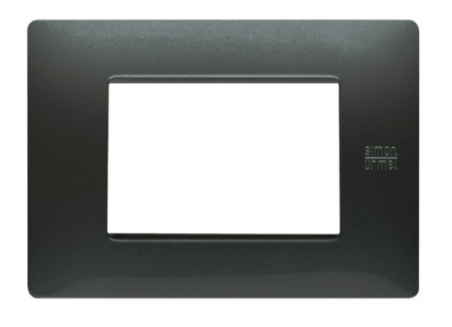 Okrasni pokrov Flexa, 3 moduli, temno železo, Simon Urmet