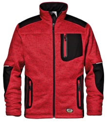 Pulover Fighter, melanž rdeč, SIR Safety System