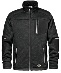 Pulover Fighter, melanž črn, vel. S, SIR Safety System