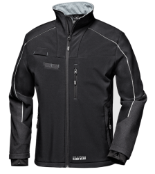 Delovna softshell jakna Shark, črna, SIR Safety System